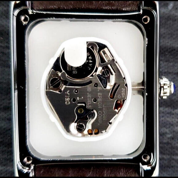 Iconic Pierre Lucerne 1888 Men Classic Tank Watch Black Band - Picture 12 of 15